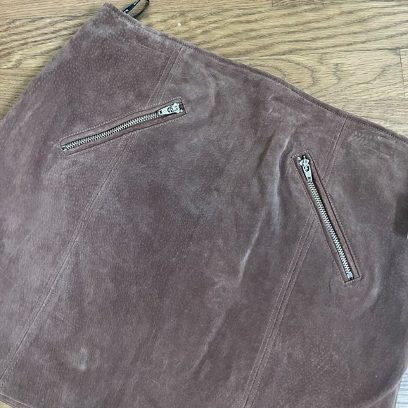 BlankNYC Brown Suede Coffee Bean Women's Size 28 73k-0361no Skirt NWT - Picture 4 of 10